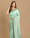 Enchanting Blue Designer Saree